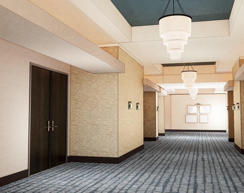 Hutton Hotel - Prefunction Hallway