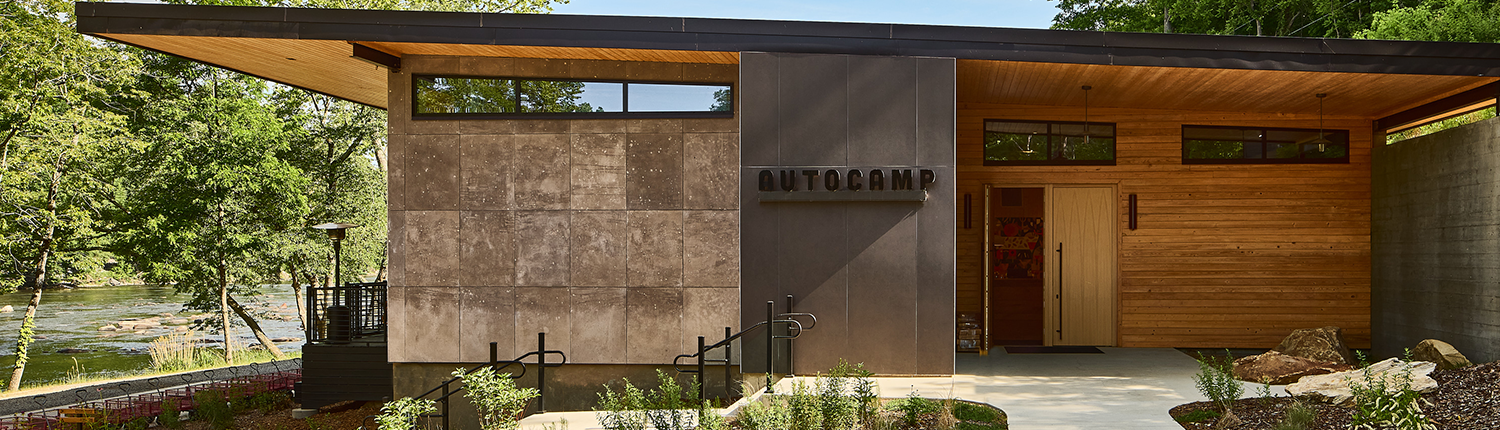 AutoCamp Asheville - Main Building Front Entrnace