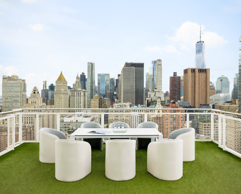 NoMo SoHo - Penthouse Terrace with Table & Chairs