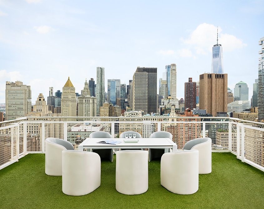 NoMo SoHo - Penthouse Terrace with Table & Chairs