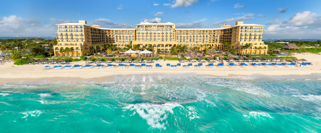 Kempinski Hotel Cancun - Aerial View of Property from Beach