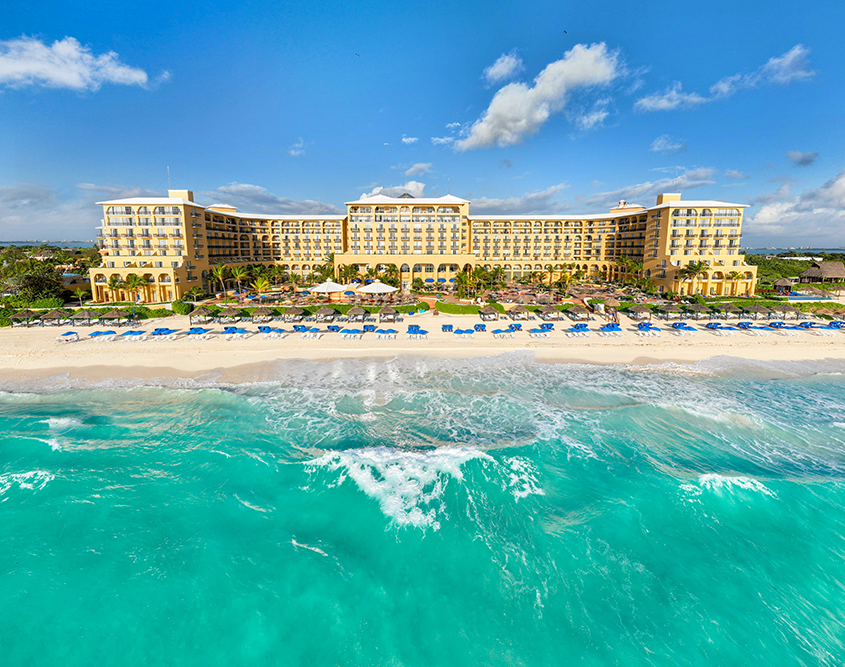 Kempinski Hotel Cancun - Aerial View of Property from Beach