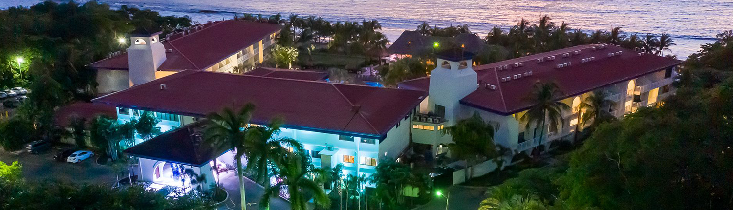 Margaritaville Beach Resort Playa Flamingo Costa Rica - Aerial View of Property from Main Entrance