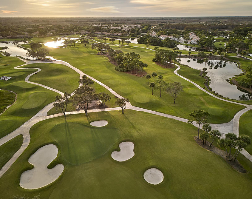 PGA National Resort - Aerial View of Golf Course PGA National Resort - Aerial View of Golf Course