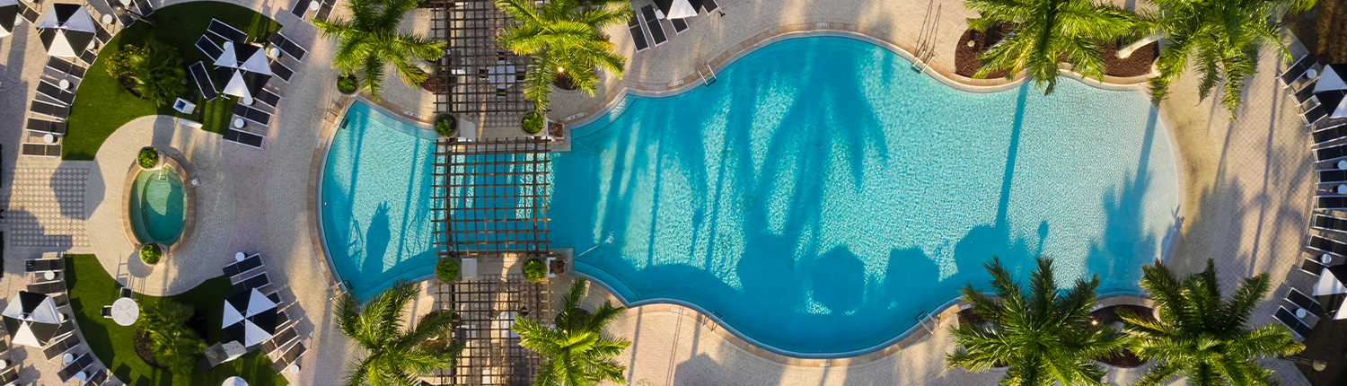 PGA National Resort & Spa - Aerial View of Pool
