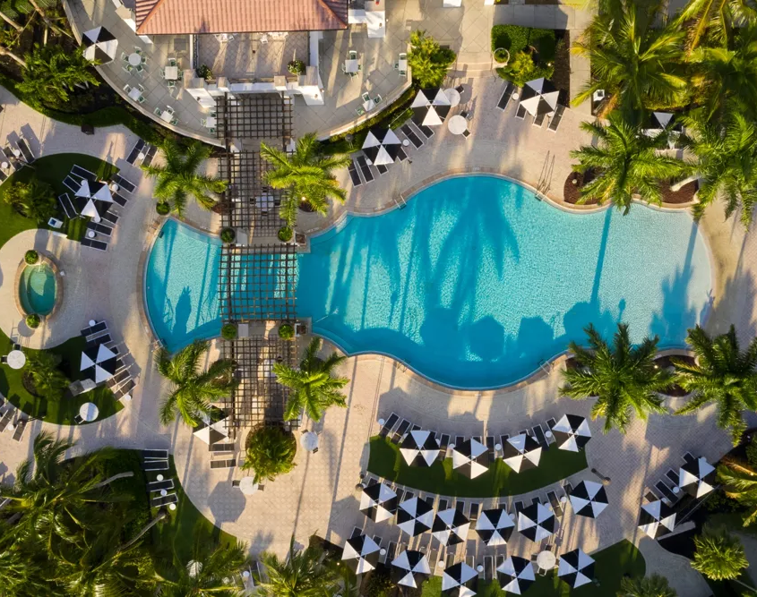 PGA National Resort & Spa - Aerial of Pool