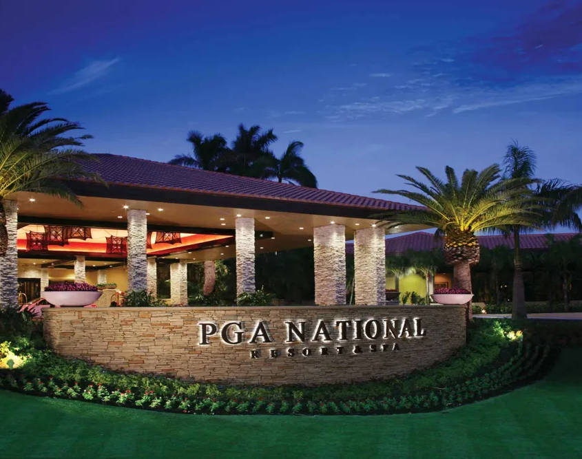 PGA National Resort & Spa - Entrance at Dusk