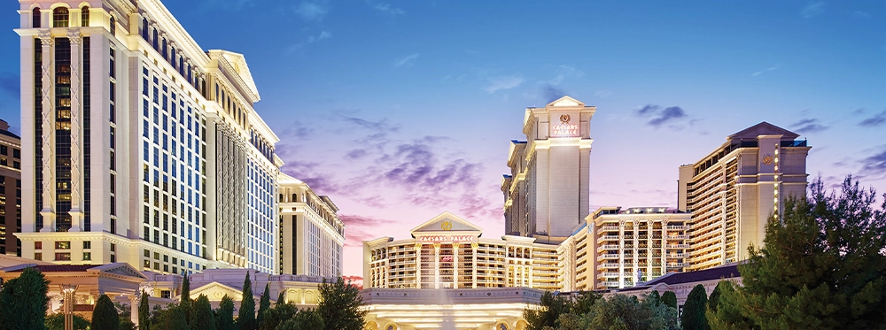 Caesars Palace Las Vegas at Sunset - Exterior shot