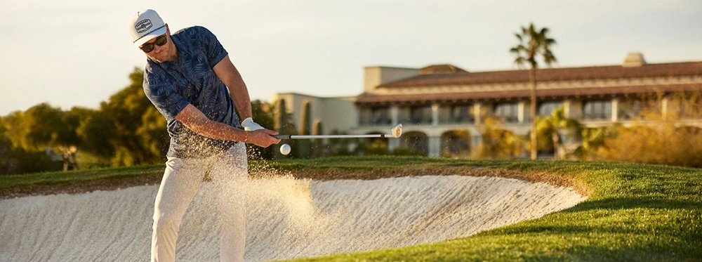 Man Golfing at Fairmont Scottsdale Princess, a top Arizona golf resorts