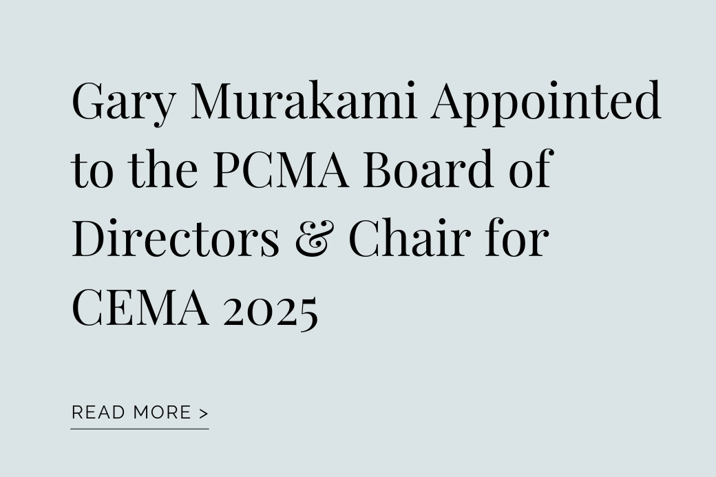 PRESS RELEASE: Gary Murakami Appointed to the PCMA Board of Directors & Chair for CEMA 2025