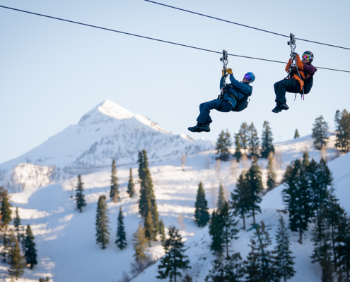 Sundance Mountain Resort - Winter Zipline