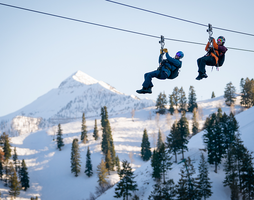 Sundance Mountain Resort - Winter Zipline