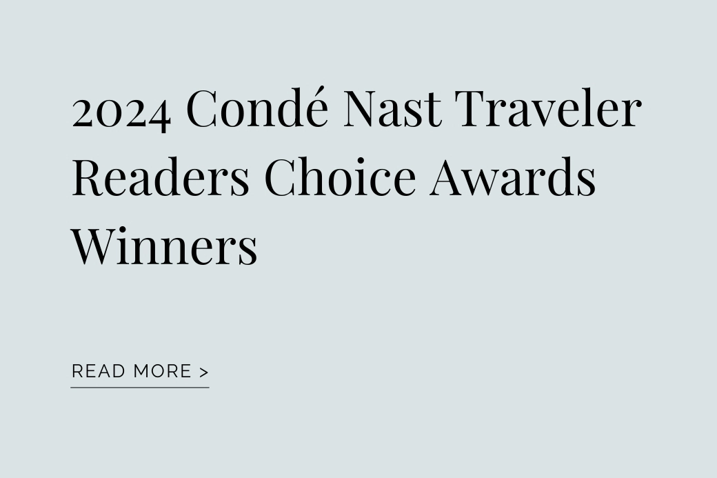 2024 Condé Nast Traveler Readers Choice Awards Winners