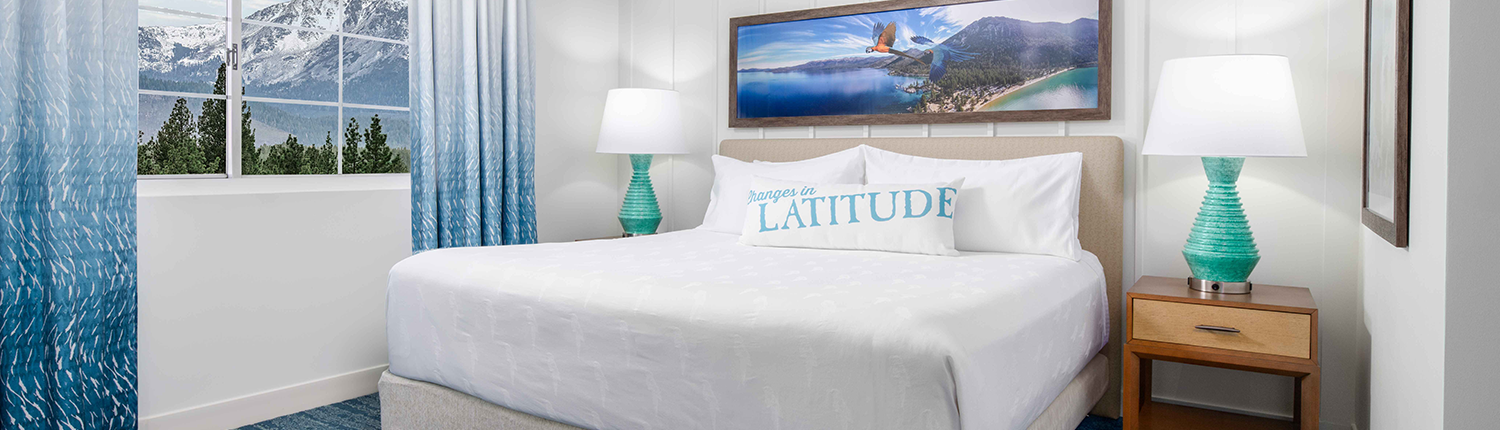 Margaritaville Resort Lake Tahoe - King Bedroom with Mountain View