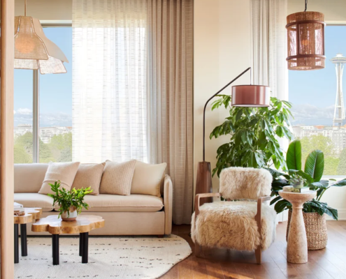 1 Hotel Seattle - Living Room 1 Hotel Seattle - Living Room