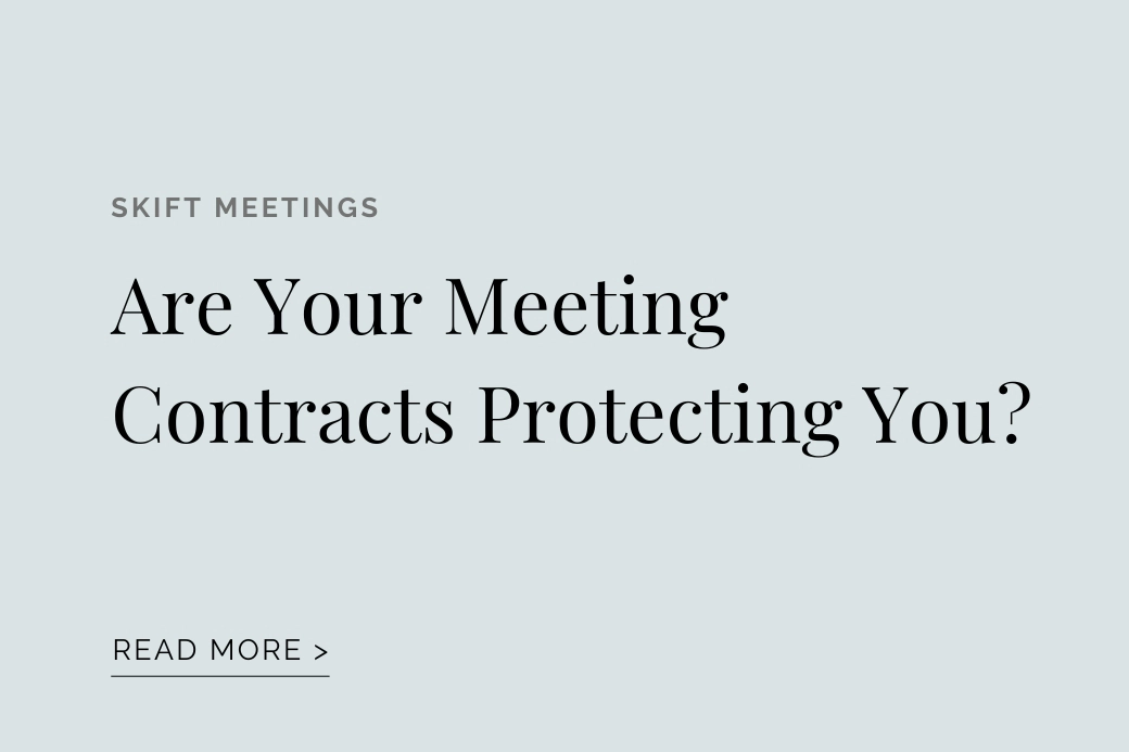 PRESS RELEASE: Are Your Meeting Contracts Protecting You?