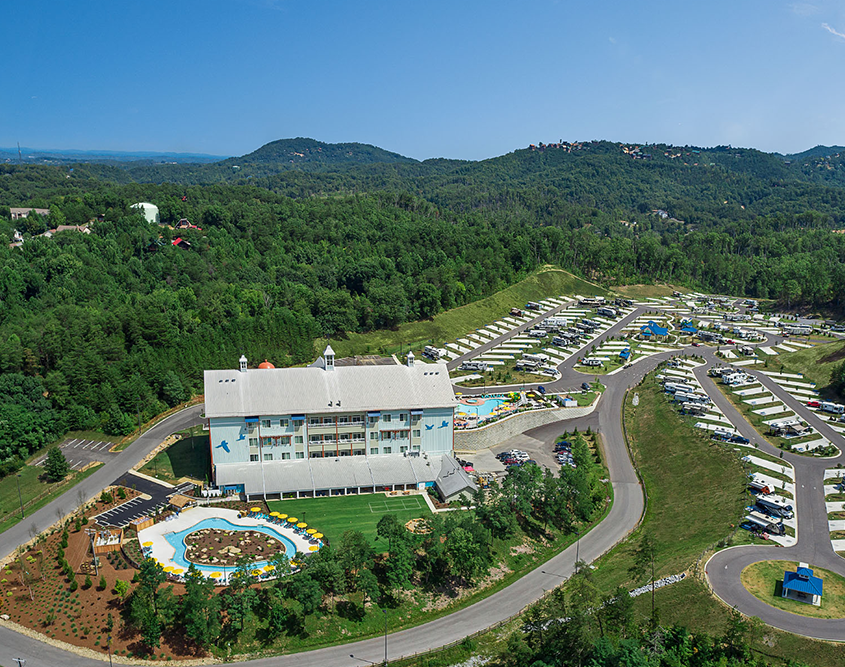 The Lodge at Camp Margaritaville - Aerial View of Property