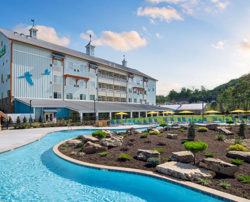 The Lodge at Camp Margaritaville - Back of Property & Pool