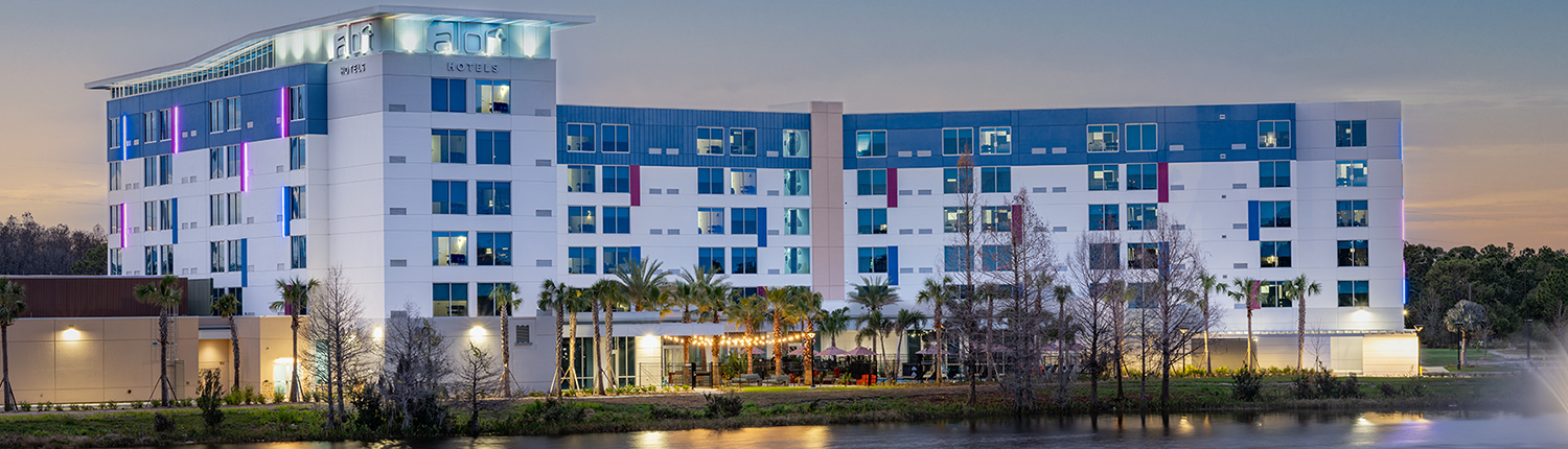 Aloft Lake Nona - Exterior at Night