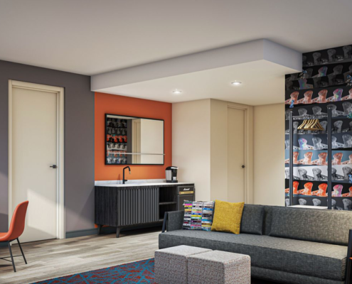 Aloft Lake Nona - King Suite Living Room