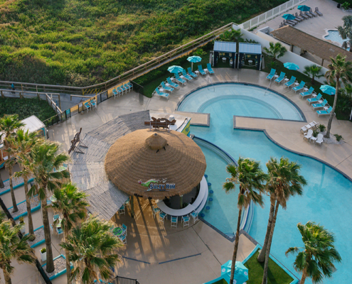 Margaritaville Beach Resort South Padre Island - Aerial View of the Pool