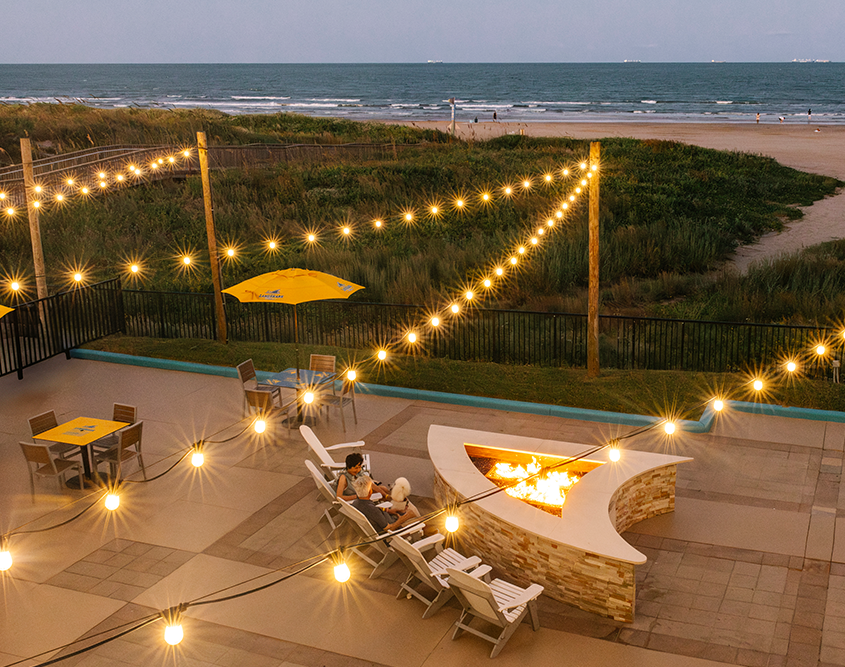 Margaritaville Beach Resort South Padre Island - Fireplace by the Beach