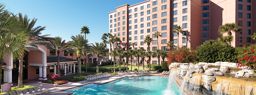 Caribe Royal Orlando exterior poolside