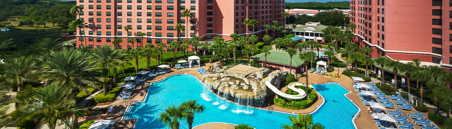 Caribe Royale Orlando exterior poolside view