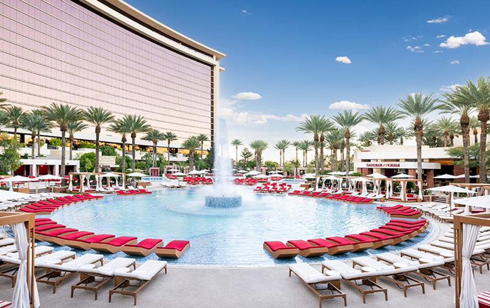 Red Rock Resort Casino and Spa poolside view
