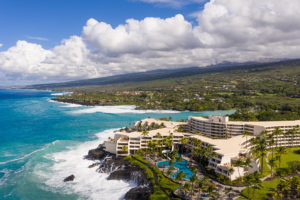 Aerial view of the OUTRIGGER Kona Resort & Spa