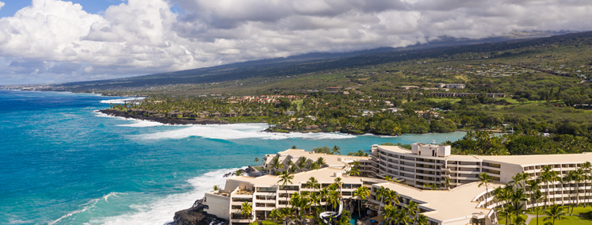 Aerial view of the OUTRIGGER Kona Resort & Spa