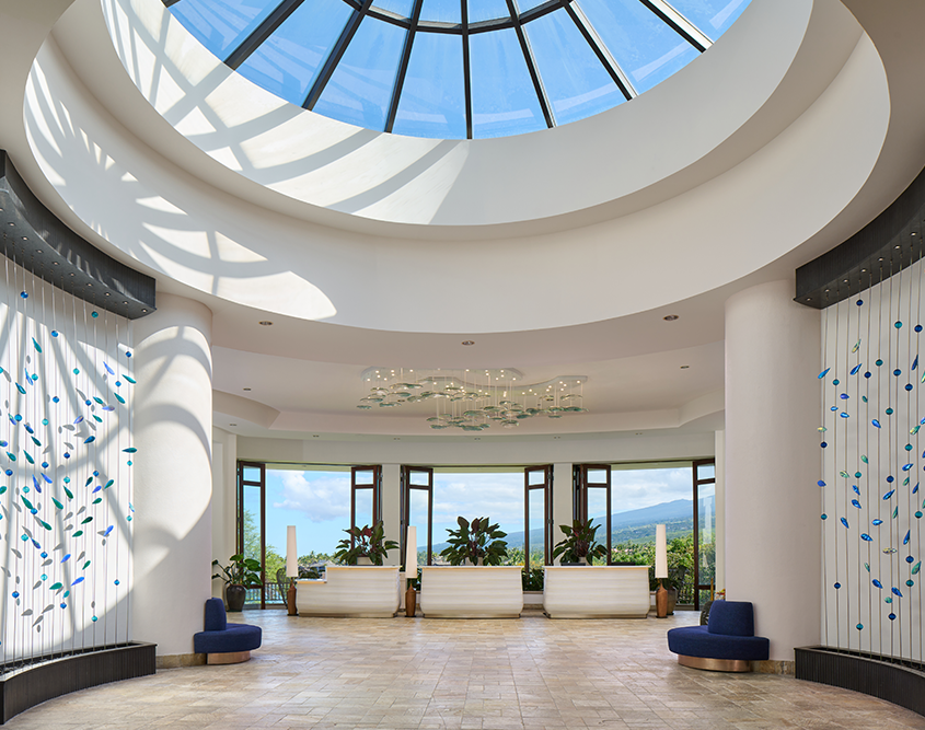 The lobby of the OUTRIGGER Kona Resort & Spa