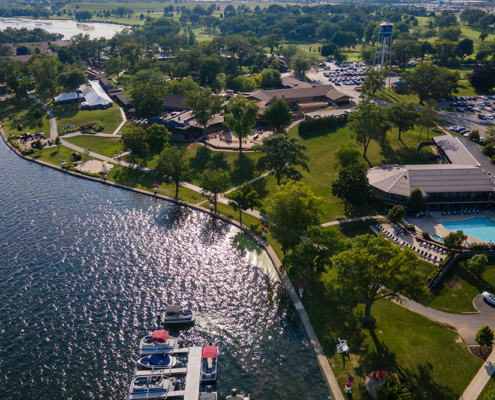 Lake Lawn Resort - Aerial View of Property