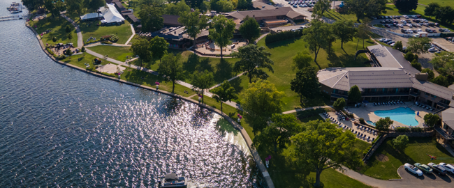Lake Lawn Resort - Aerial View of Property