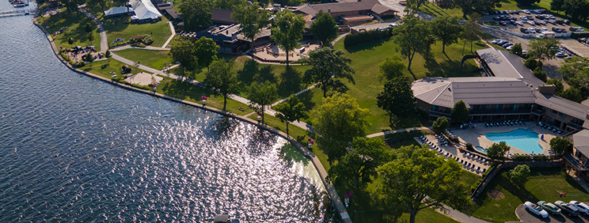 Lake Lawn Resort - Aerial View of Property