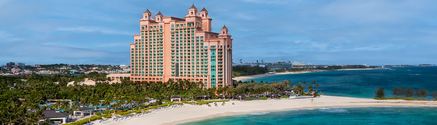 The Cove at Atlantis Paradise Island - Aerial View of Property from Sea