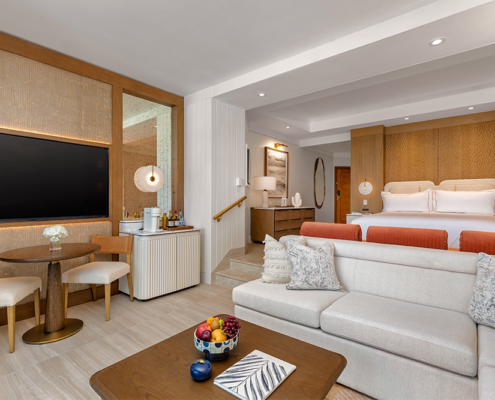 The Cove at Atlantis Paradise Island - Living Room & Bedroom