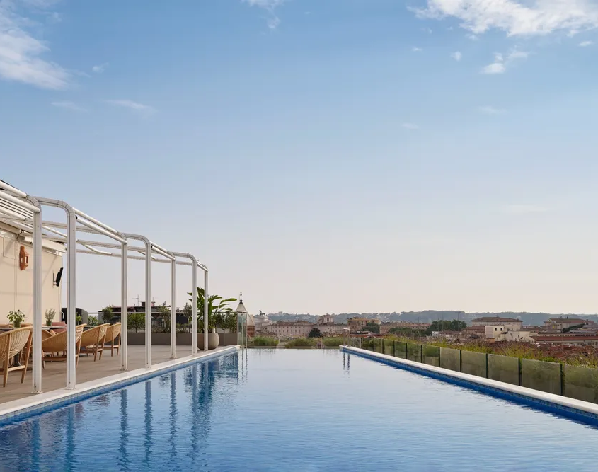 Anantara Palazzo Naiadi Rome Hotel - Rooftop Pool with City View