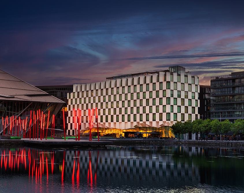 Anantara The Marker Dublin Hotel - Exterior of Hotel at Night Anantara The Marker Dublin Hotel - Exterior of Hotel at Night