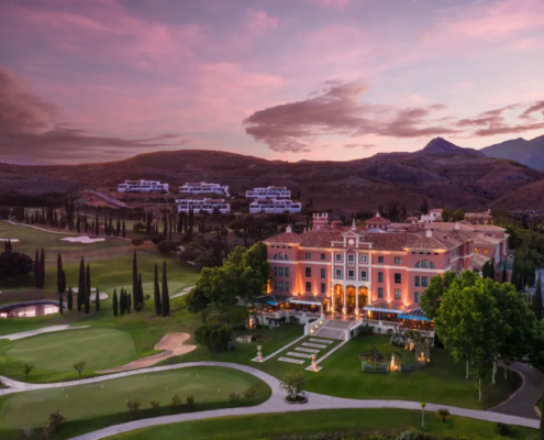Anantara Villa Padierna Palace Benahavís Marbella Resort - Aerial View of Exterior