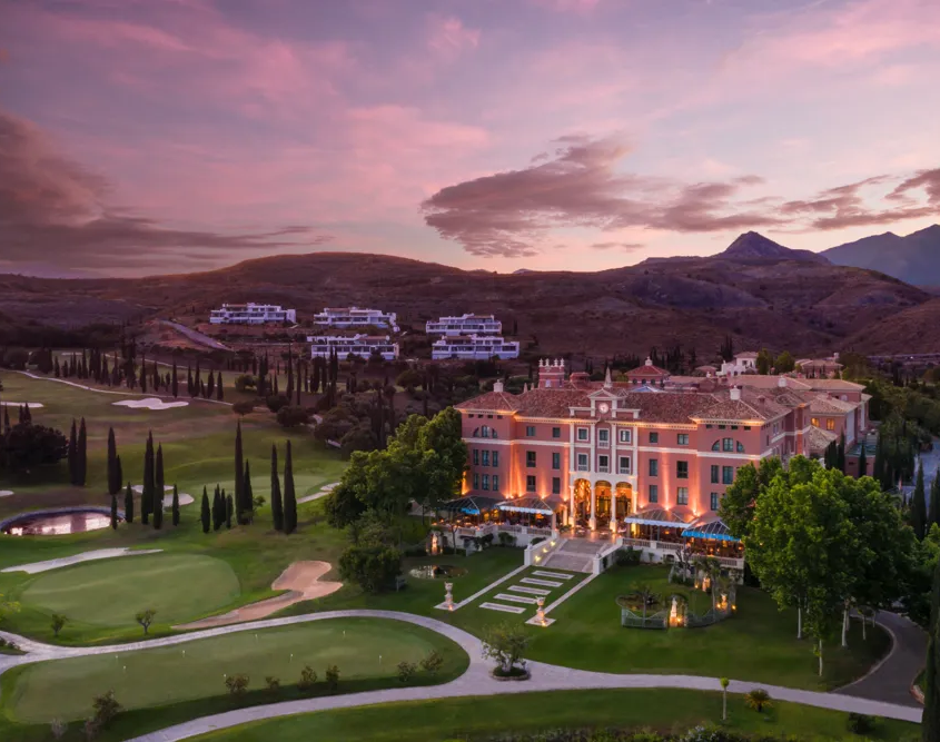 Anantara Villa Padierna Palace Benahavís Marbella Resort - Aerial View of Exterior