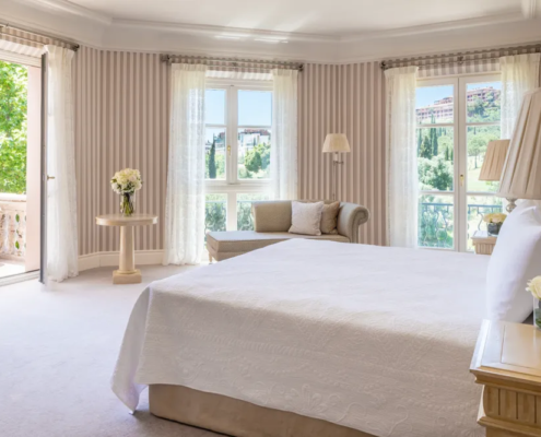 Anantara Villa Padierna Palace Benahavís Marbella Resort - Bedroom with Balcony View