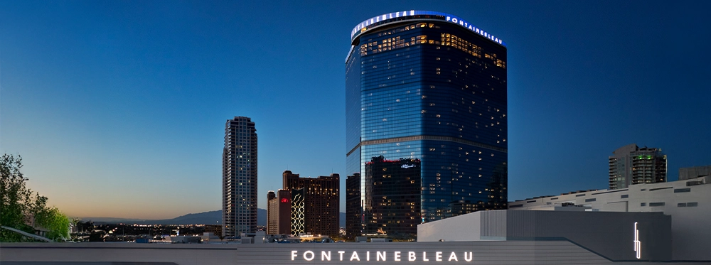 Fontainebleau Las Vegas exterior city scape