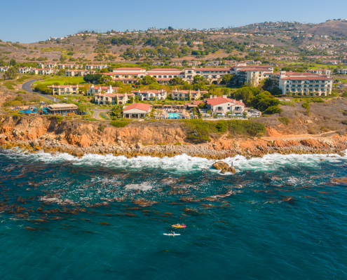 Terranea Resort - Aerial from Ocean