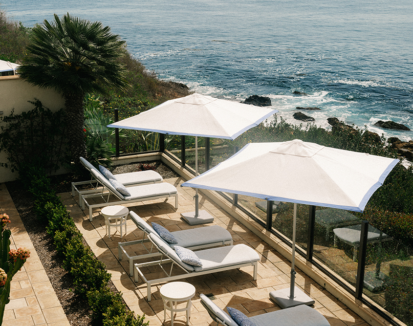 Terranea Resort - Outdoor Spa Lounge