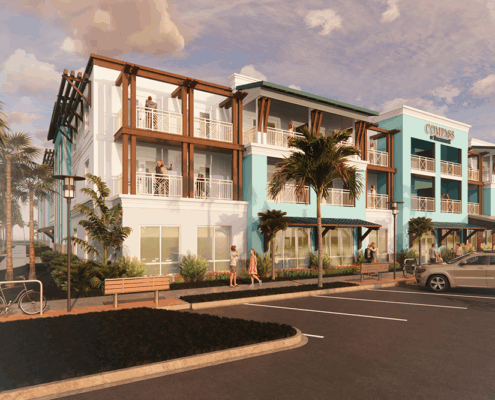 Compass Flagler Beach - Rendering of Exterior