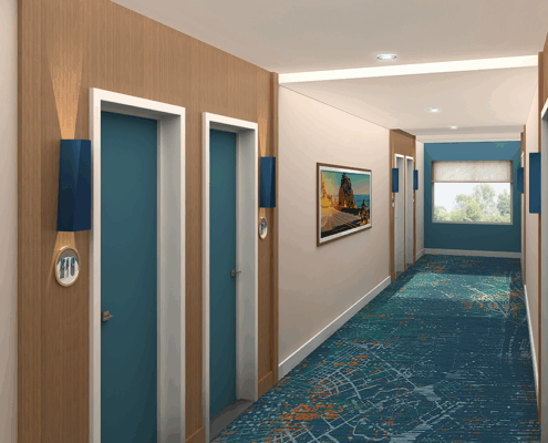 Compass Flagler Beach - Rendering of Hallway