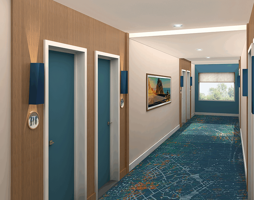 Compass Flagler Beach - Rendering of Hallway