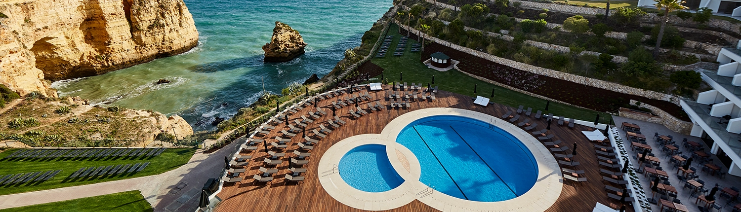 Tivoli Carvoeiro Algarve Resort - Aerial of Pool