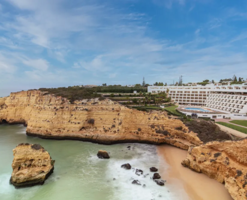 Tivoli Carvoeiro Algarve Resort - Clifftop Aerial View of Property